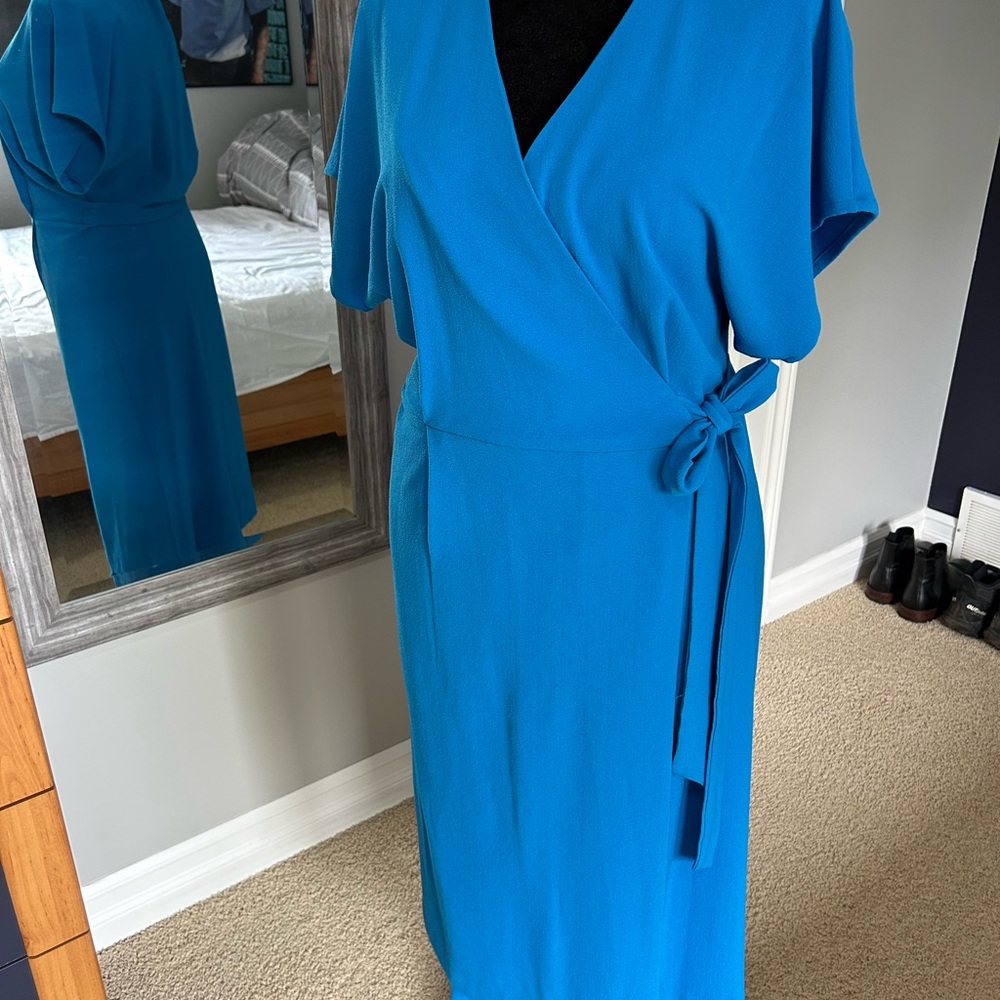Felicity & Coco Vibrant Blue Midi Dress